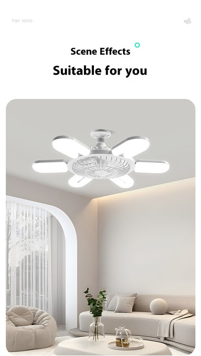 Lámpara Ventilador Inteligente E27 con Control Remoto para Sala y Recámara - Image 26