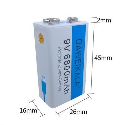 Batería de Litio Recargable 9V para Multímetro - Image 18