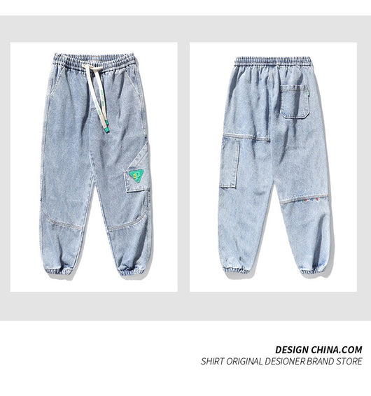 Pantalones Hombre Corte Relajado Ajuste Cónico - Image 10