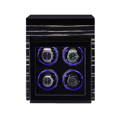 Caja Relojera con Motor Automático y Luz LED Ambiental - Image 4