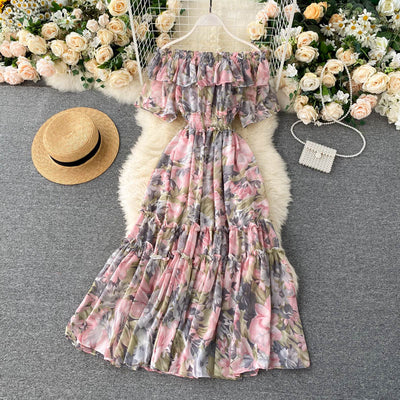 Vestido Ligero de Verano con Escote Floral en Gasa - Image 9
