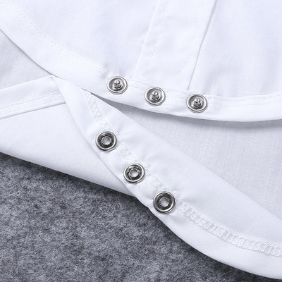 Conjunto Infantil: Camisa Blanca y Overol de Tirantes - Image 6