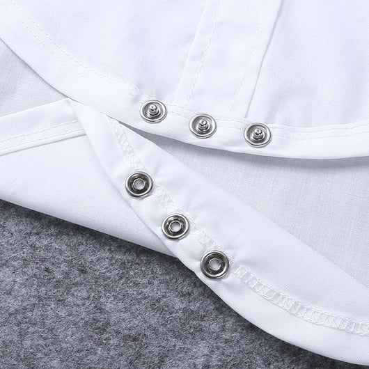 Conjunto Infantil: Camisa Blanca y Overol de Tirantes - Image 6