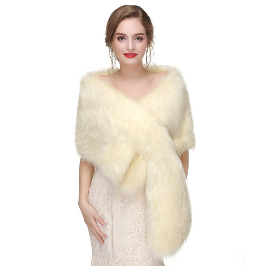 Estola de Piel de Zorro para Novia - Chal Elegante Invierno - Image 42