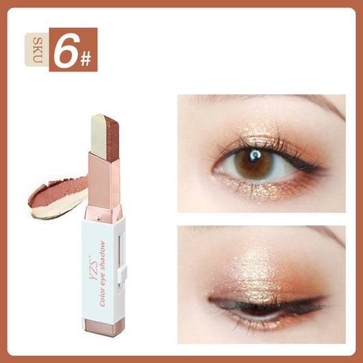 Sombra de Ojos en Stick Degradado Aterciopelado Bicolor con Acabado Perlado - Image 6