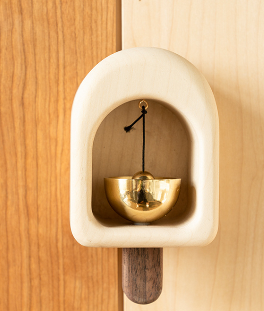 Carillón de Viento Colgante de Madera Maciza con Ventosa para Puerta - Image 3