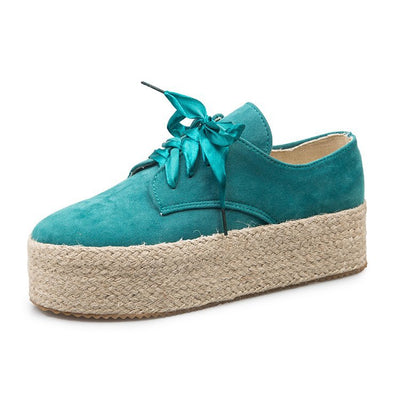 Zapatos Casuales para Mujer con Cordones y Punta Redonda - Image 16