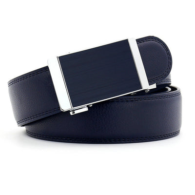 Cinturón de Cuero Genuino con Hebilla Automática para Hombre - Estilo Ejecutivo - Image 27