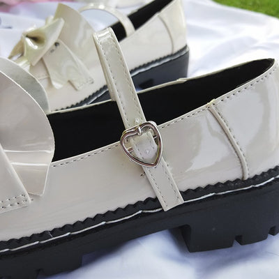Zapatos Lolita de Cuero Grueso Retro Japonés para Mujer - Image 16