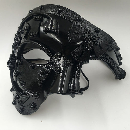 Máscara Steampunk Mascarada Halloween Semirrostro - Image 2