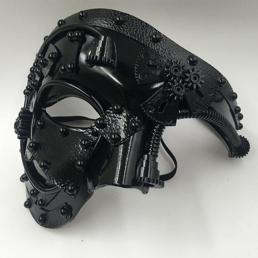 Máscara Steampunk Mascarada Halloween Semirrostro - Image 2