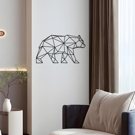 Silueta Metálica de Oso Polar - Decoración Artesanal en Hierro - Image 3