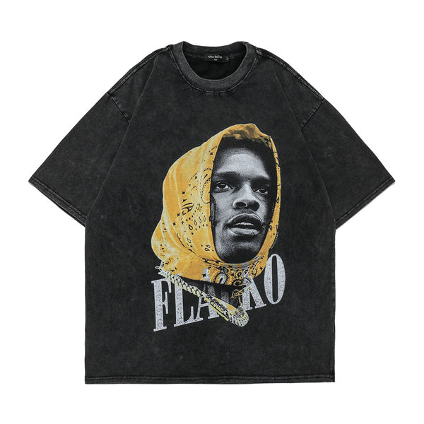 Camiseta Estampada de Manga Corta para Hombre