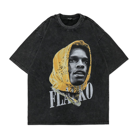 Camiseta Estampada de Manga Corta para Hombre