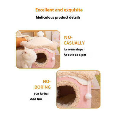 Cama Refrescante para Mascotas Ice Cream House - Image 4
