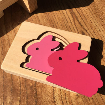 Puzzle de Animales Grandes de Madera Multicapa Reforzada para Niños - Image 5