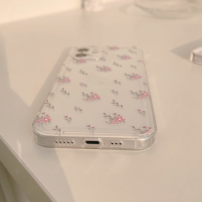 Funda Transparente de Silicona Suave con Diseño Floral - Image 11