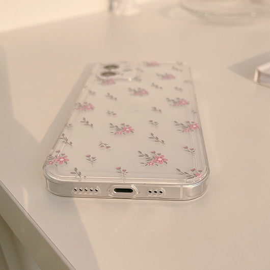 Funda Transparente de Silicona Suave con Diseño Floral - Image 11