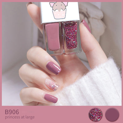 Esmalte de Uñas Bicolor Otoño-Invierno: Set Gemelo a Base de Agua con Efecto Explosión - Image 7