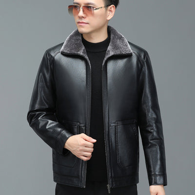 Conjunto Papá Premium en Cuero de Oveja y Pelaje Natural - Image 14