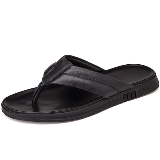 Sandalias de Cuero para Hombre - Chanclas de Playa Cómodas y Elegantes - Image 4