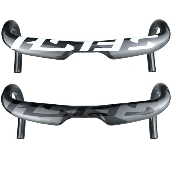 Manillar de Fibra de Carbono para Bicicleta de Ruta - Diseño Ergonómico 380-440mm