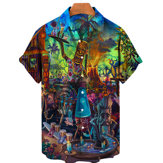 Camisa Estampada para Playa Hombre - Image 23