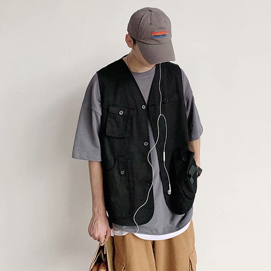Chaleco Overol Holgado Trendy para Hombre - Image 6