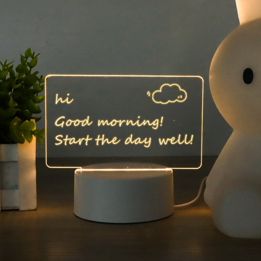 Tablero Luminoso LED USB para Escritorio con Luz Nocturna y Escritura Manual - Image 3