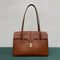 Bolso Tote de Cuero Genuino de Gran Capacidad