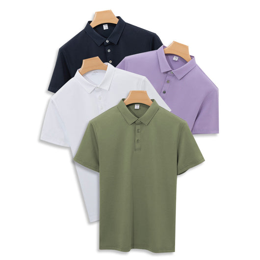 Polo Manga Corta de Algodón Mercerizado para Hombre - Calidad Premium 120 Hilos - Image 9