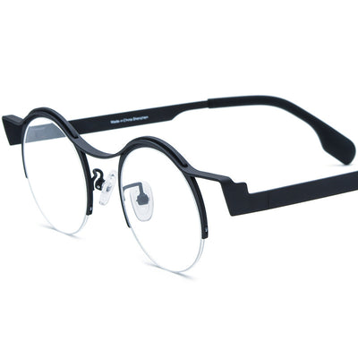 Gafas Redondas para Miopía en Titanio Ultraligero con Cristales de Color - Image 10