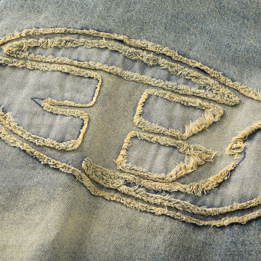 Chaqueta Denim Acolchada con Degradado de Color - Image 3