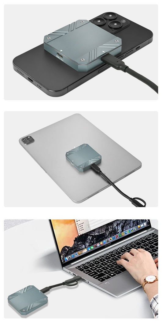 Carcasa Magnética para SSD M.2 NVMe 10Gbps con Iluminación RGB Dinámica - Image 6
