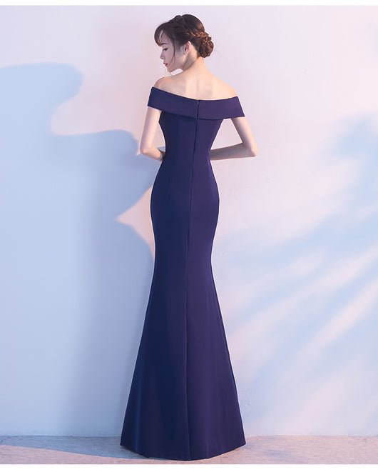 Vestido de Fiesta Elegante con Hombros Descubiertos y Falda Sirena - Image 21