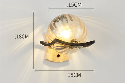 Lámpara de Mesita Estilo Europeo con LED y Base de Madera - Image 11