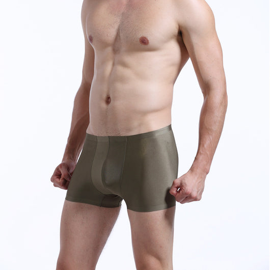 Calzoncillos de Seda Transpirables Semitransparentes para Hombre - Image 7