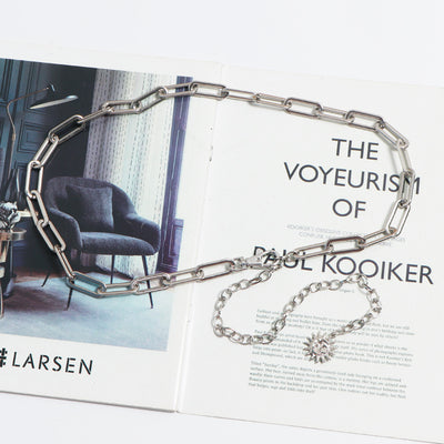 Cadena de Cintura Metálica Elegante para Mujer - Accesorio JK Versátil - Image 2