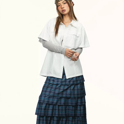 Camisa Casual de Verano con Bolsillos Múltiples para Mujer - Image 3