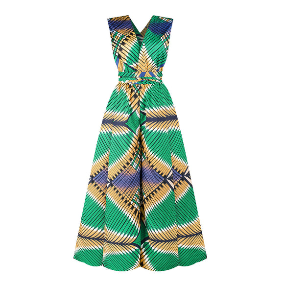 Jumpsuit Ancho para Mujer con Múltiples Opciones de Ajuste