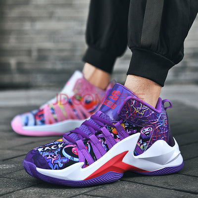 Zapatillas de Baloncesto Blancas Altas para Hombre - Image 5