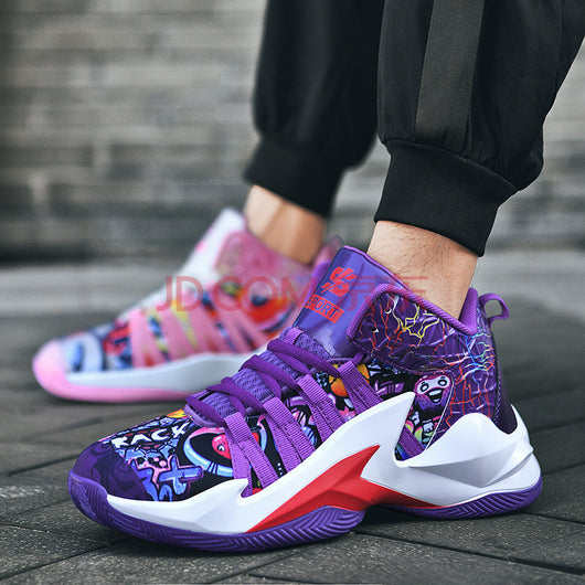 Zapatillas de Baloncesto Blancas Altas para Hombre - Image 5