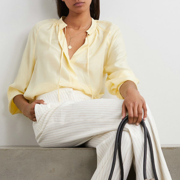 Blusa de Seda Mulberry para Primavera y Verano