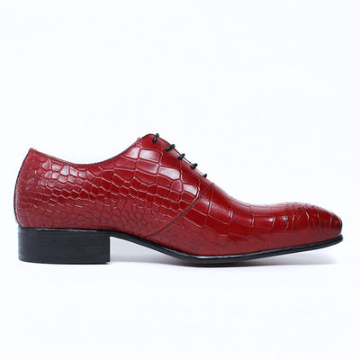 Zapatos de Cuero Oxford para Hombre - Elegancia Empresarial - Image 6