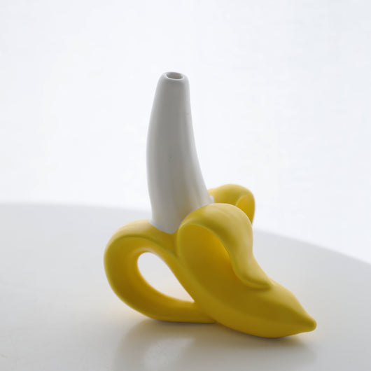 Florero de Cerámica Banana con Sistema Hidropónico - Image 9