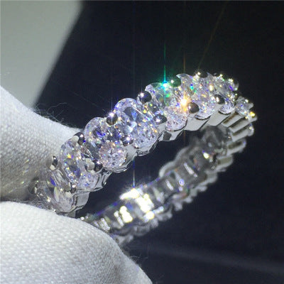 Anillo de Diamante Cuadrado con Zirconia para Mujer - Diseño Corazón Melocotón - Image 2