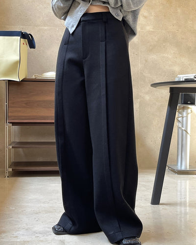 Pantalones Slim Rectos Sueltos para Mujer - Image 13
