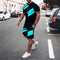 Conjunto de 2 Camisetas Masculinas Gola Redonda Caimento Relaxado