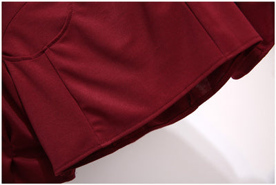 Conjunto Falda Corta Estilo Occidental con Blusa Ajustada Cintura Alta - Image 14