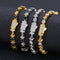 Pulsera de Tenis para Hombre con Circones Estrella de 6mm